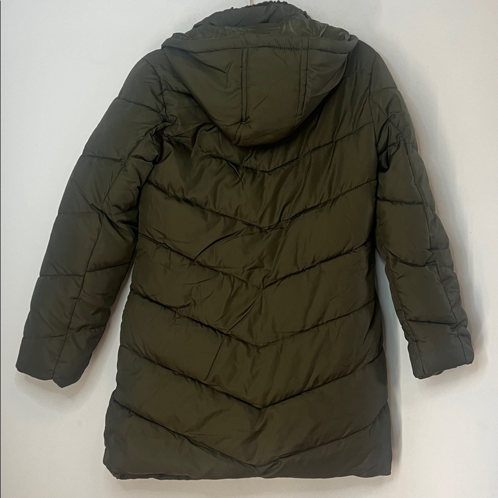 Big Chill Women's Dark Green Puffer‎ Cozy Warm Coat Size Small - Picture 6 of 8